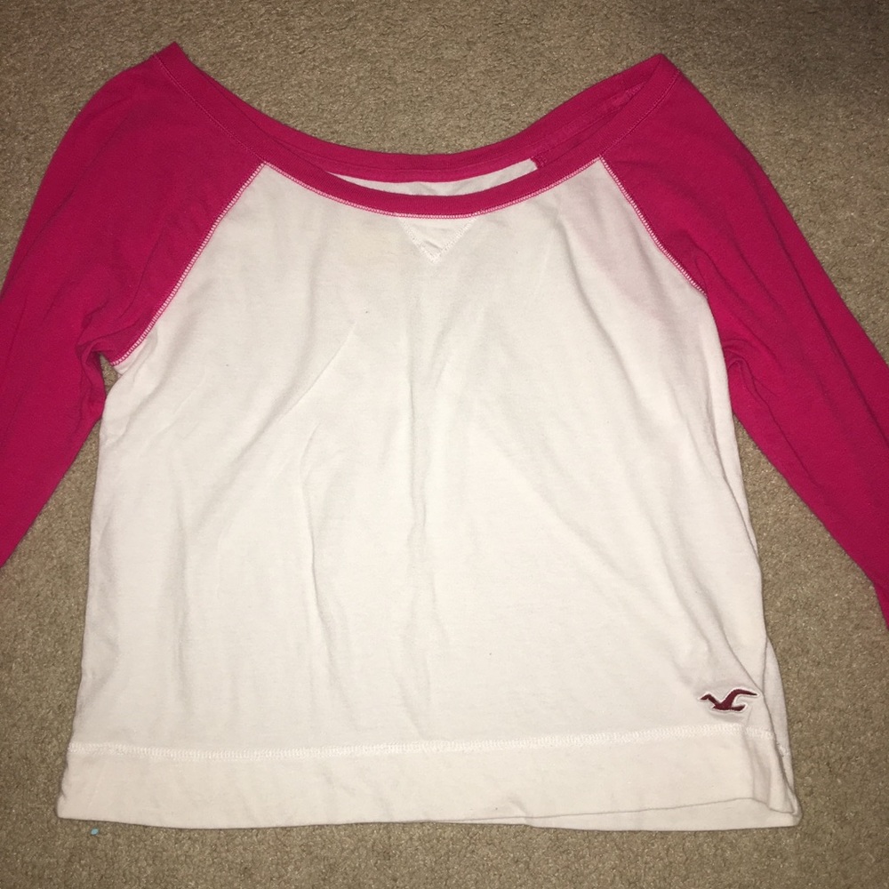 Hollister baseball tee